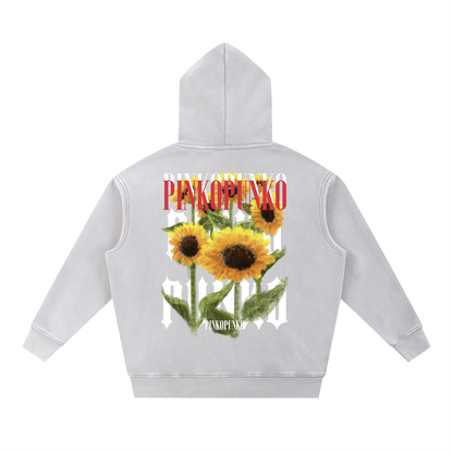 Summer Sunflowers - Washed Oversize Hoodie