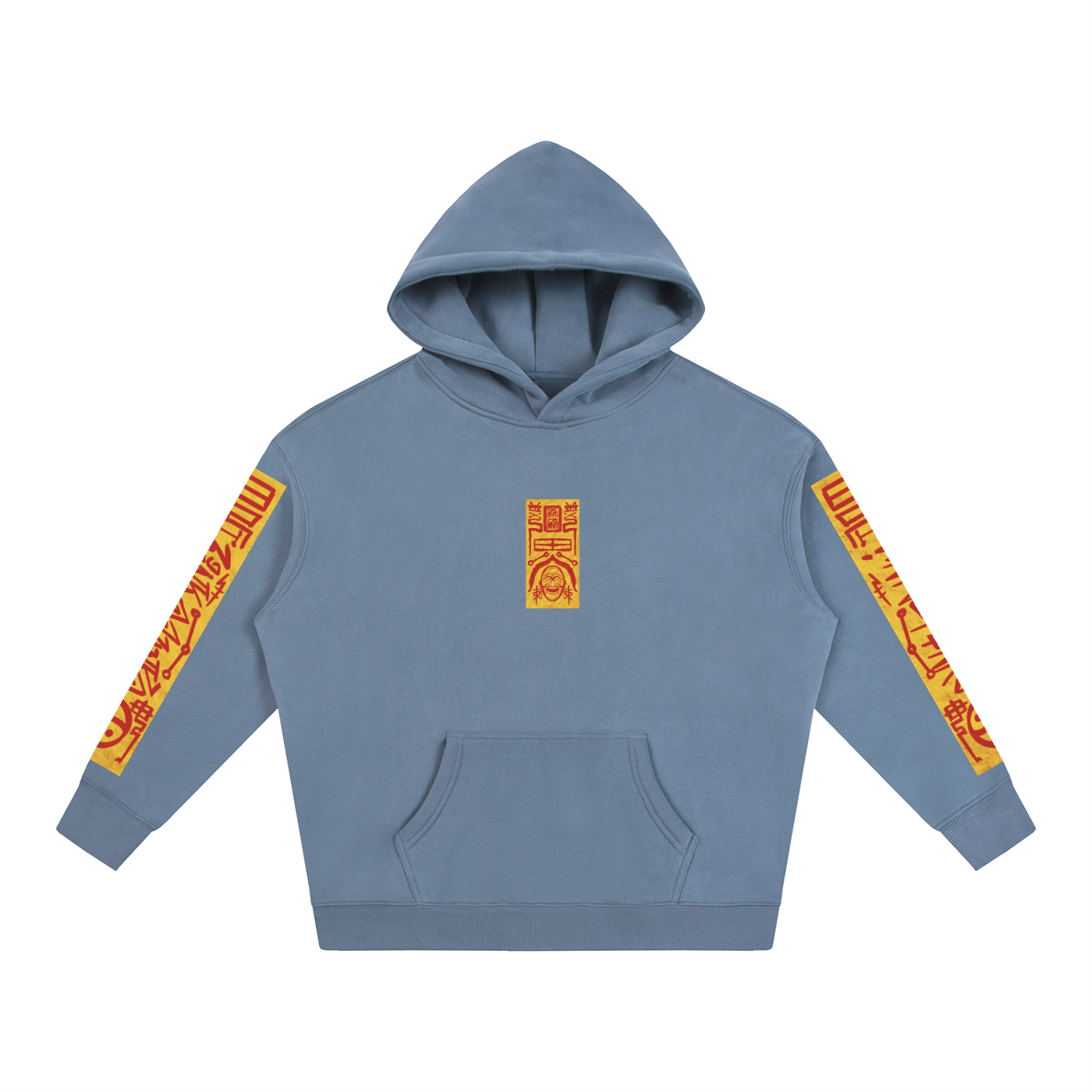 Bujeok (부적) Korean Talisman - Oversize Fleeced Hoodie
