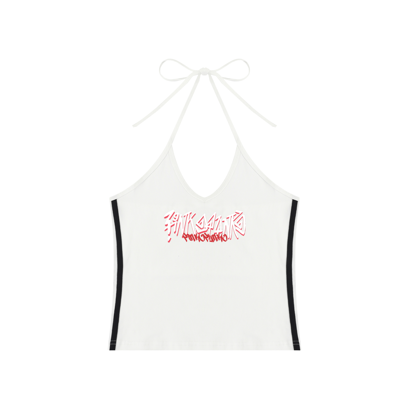 Graffiti - Halter Crop Tank Top