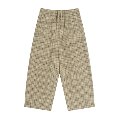 Staples - Plaid Wide Leg Pants