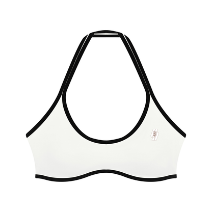26 Essential - Women's Halter Color Block Sports Bra