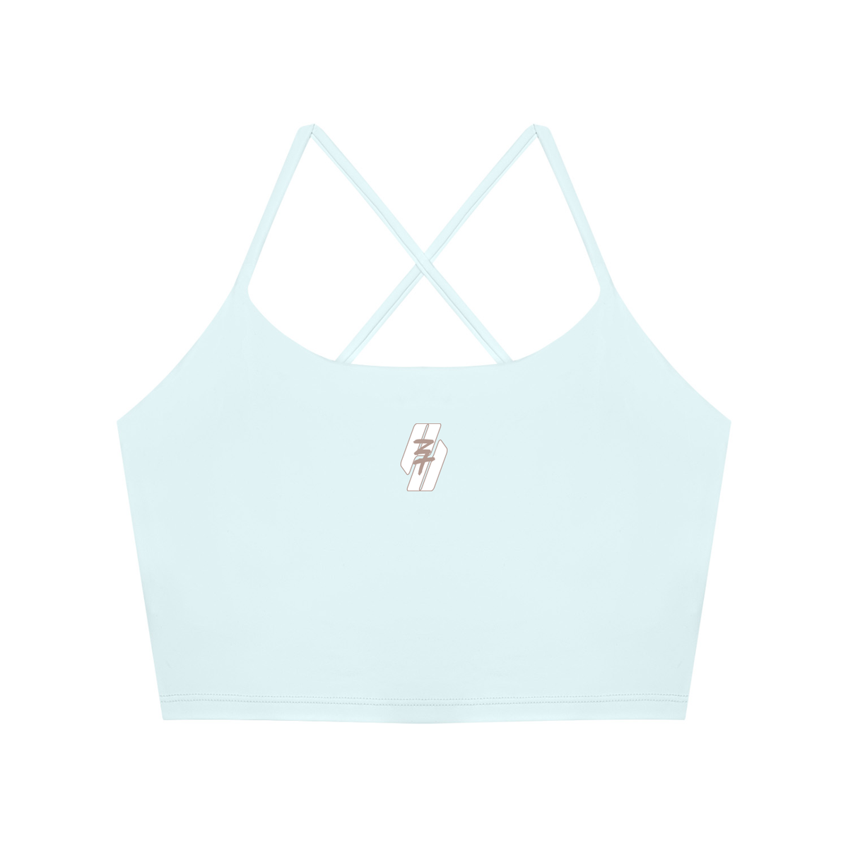 26 Essential - Women's Ruched Cropped Tank Top