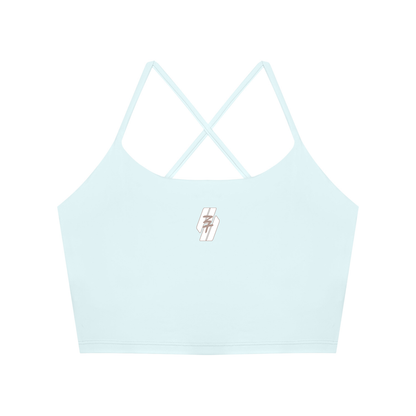 26 Essential - Women's Ruched Cropped Tank Top
