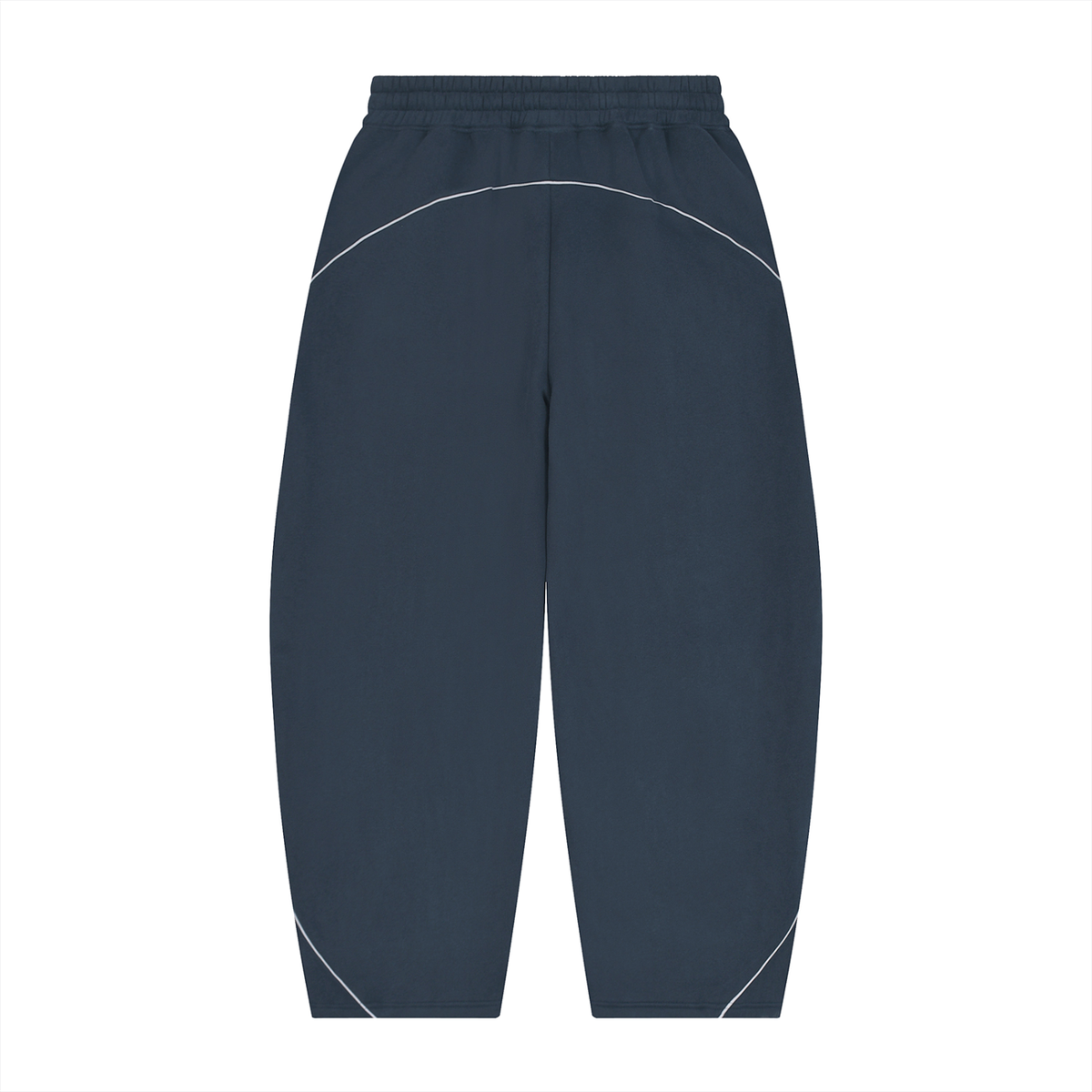Iconic - Unisex Piping Fleece Barrel Leg Sweatpants