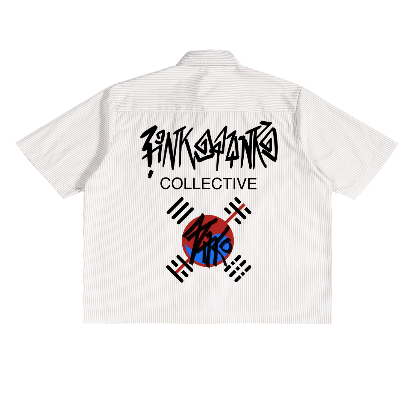 Graffiti Collective - Boxy Stripe Shirt