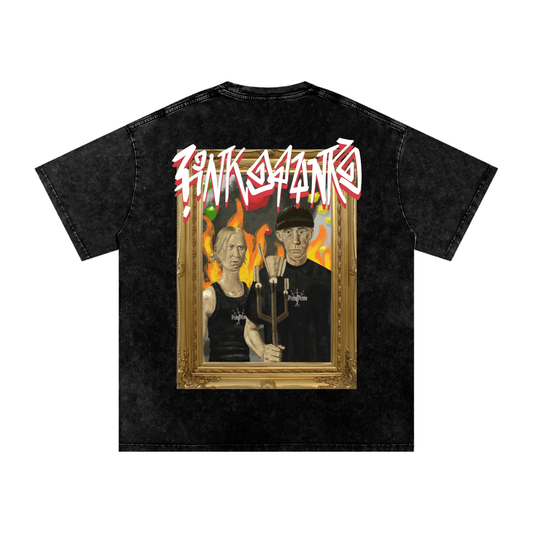 Climber's Gothic - Oversized Washed Tee