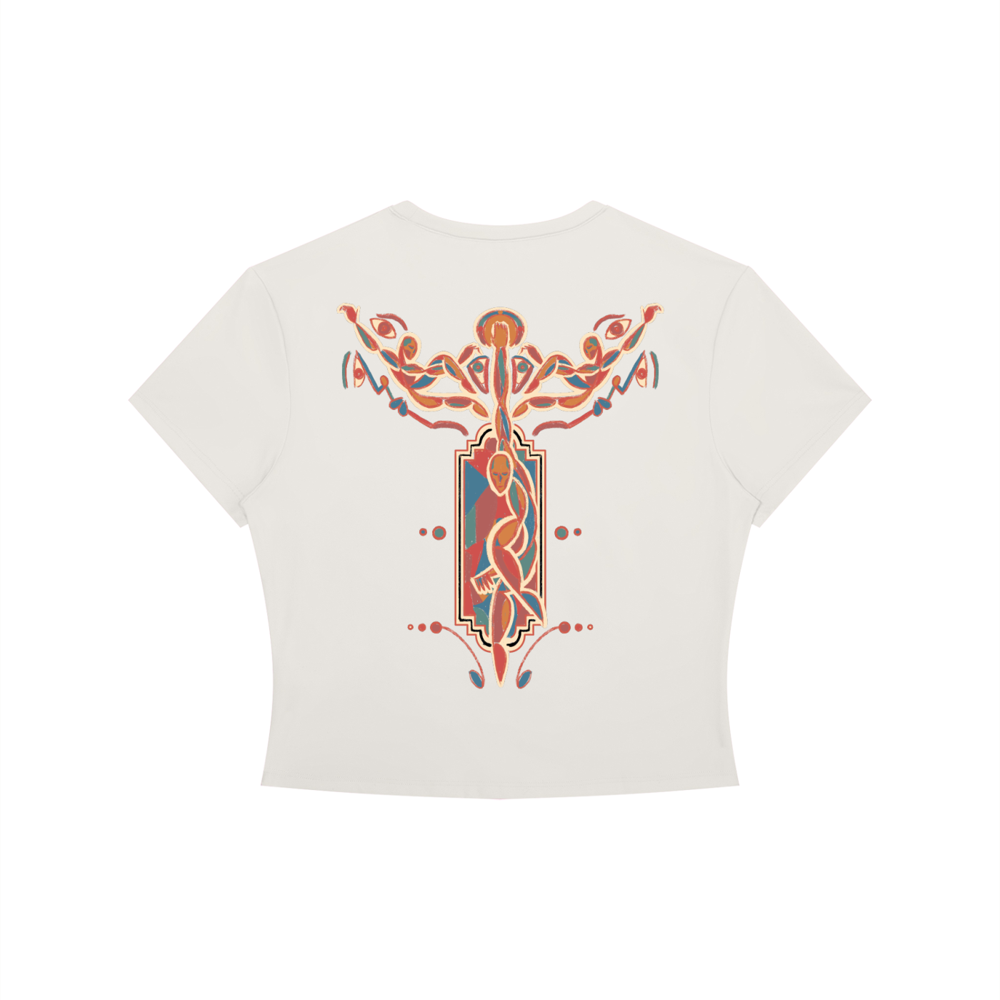 Figurism 4 - Women's Crewneck Crop T-Shirt