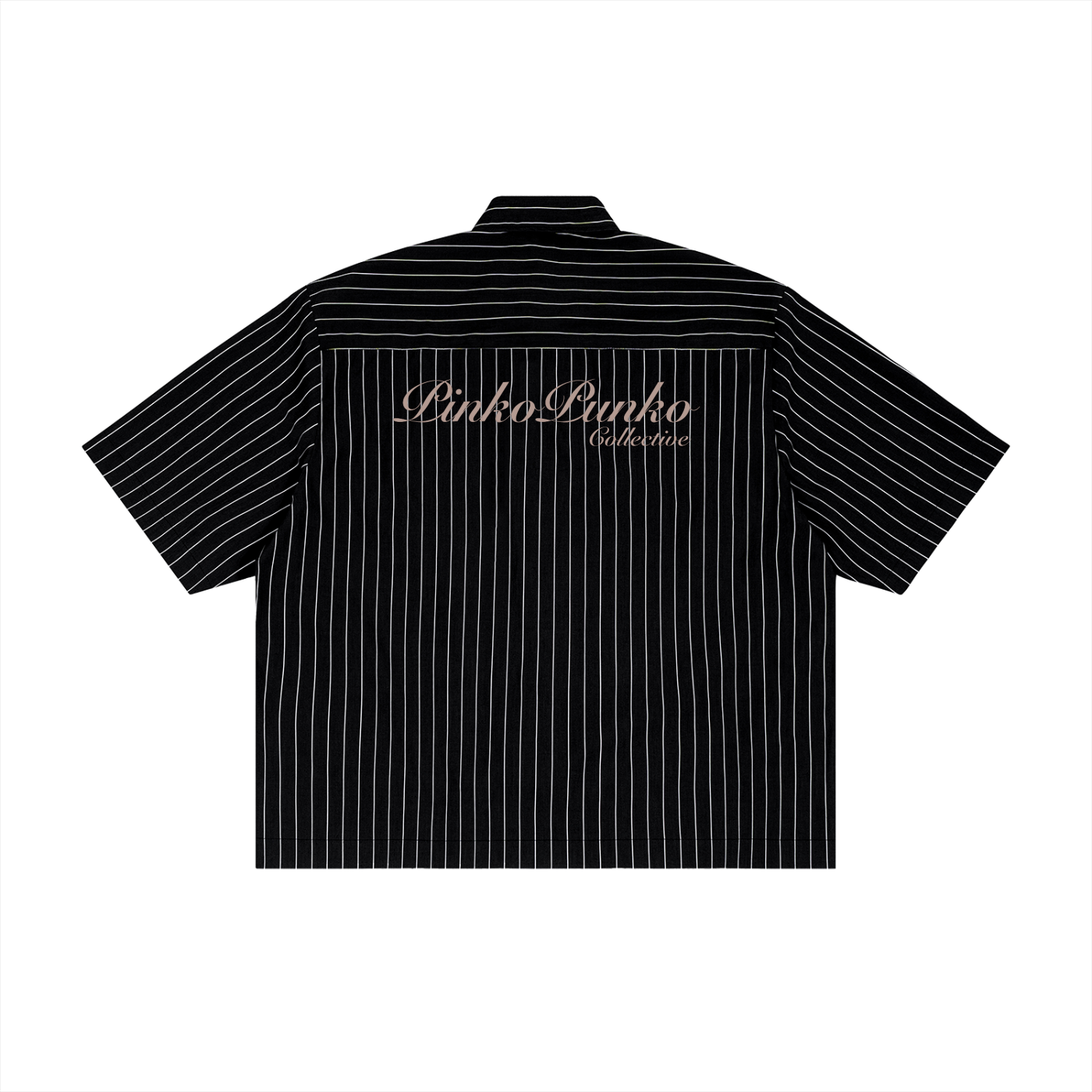Performative Climber's Uniform - Striped Boxy Button-Up Shirt