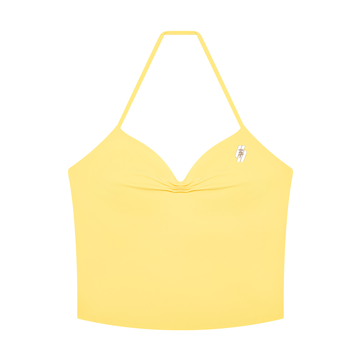 26 Essential - Women's Ruched Halter Tank Top
