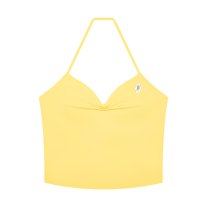 26 Essential - Women's Ruched Halter Tank Top