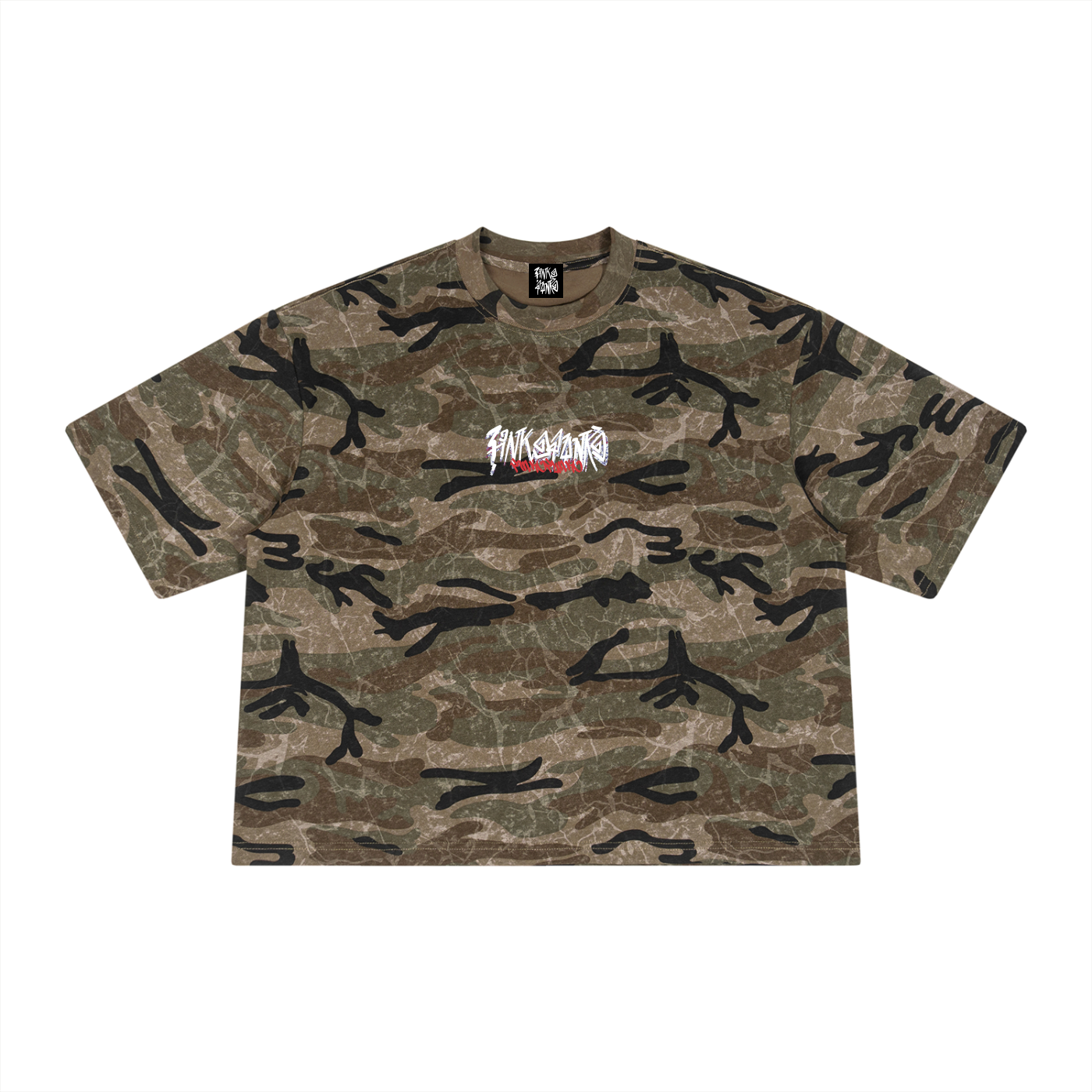 Boxy Camo Tee