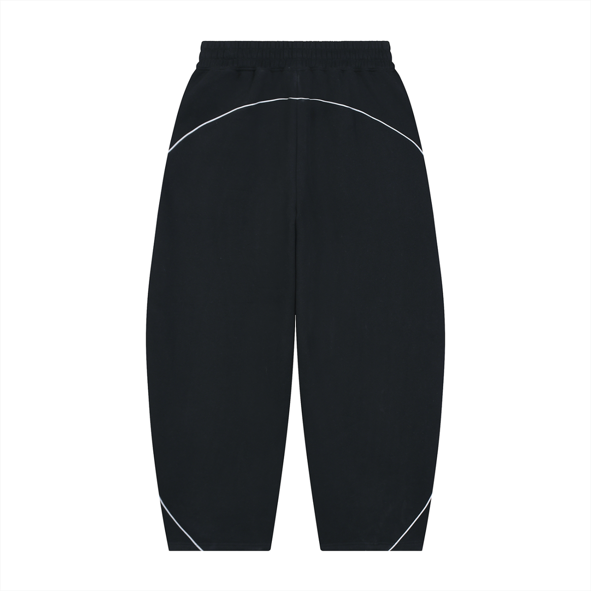 Iconic - Unisex Piping Fleece Barrel Leg Sweatpants