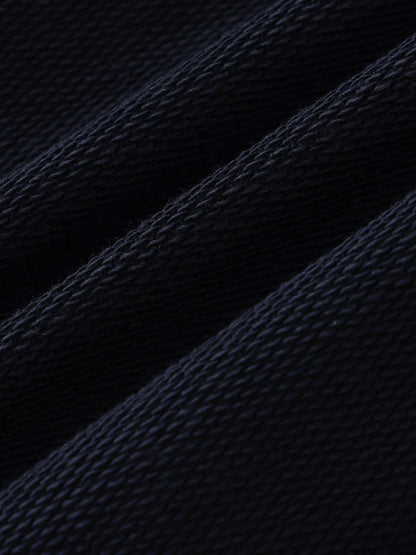 Int. - Striped Lapel Collar Sweatshirt