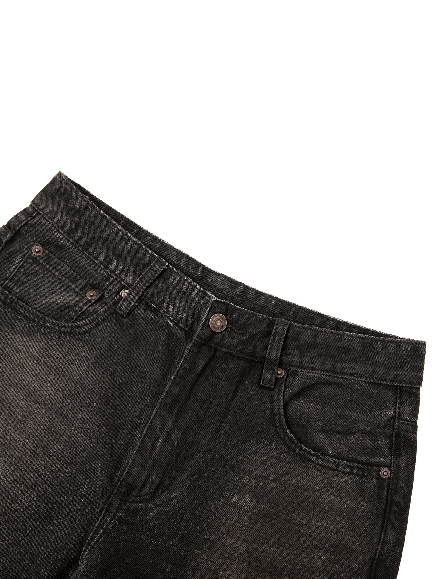Settler's Angel/Devil - Wide Vintage Wash Denim Jeans