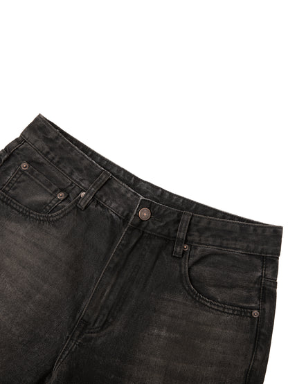 Settler's Angel/Devil - Wide Vintage Wash Denim Jeans