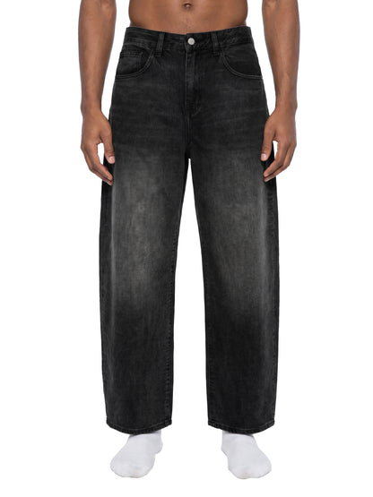 Graffiti - Vintage Wash Barrel Leg Jeans