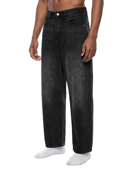 Graffiti - Vintage Wash Barrel Leg Jeans